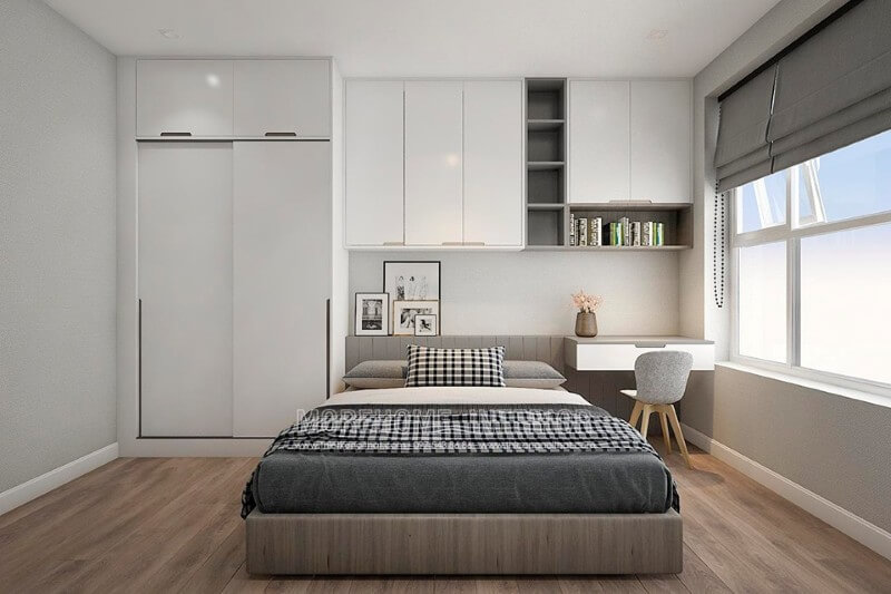 Thiết kế nội thất phòng ngủ con chung cư Thiết kế chung cư