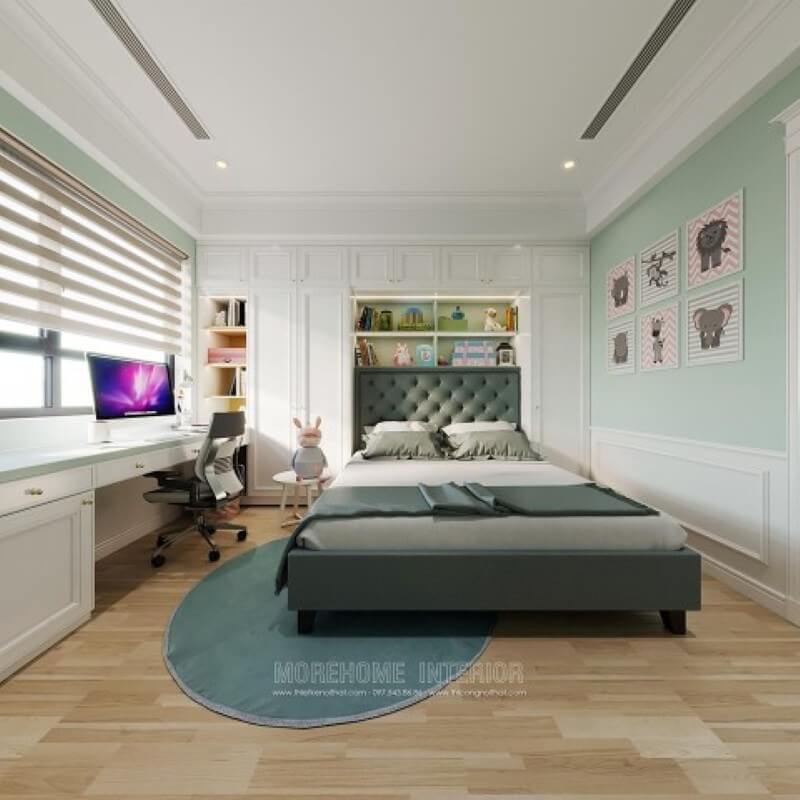 Thiết kế nội thất phòng ngủ chung cư đẹp Thiết kế chung cư