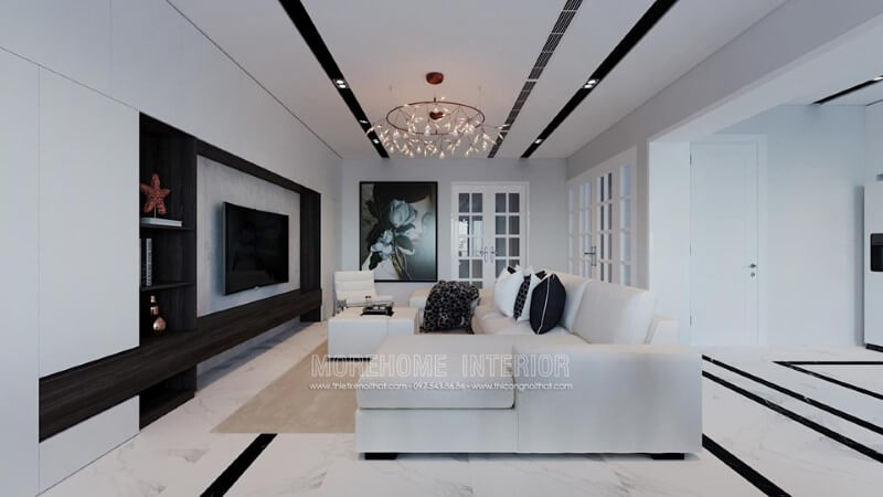 Thiết kế nội thất phòng khách nhà phố hiện đại Gợi ý các mẫu thiết kế phòng khách ưa chuộng nhất hiện nay