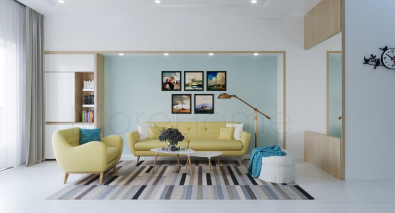 Thiết kế nội thất phòng khách phong cách hiện đại, độc đáo cho nhà phố ở City Land Gò Vấp Gợi ý các mẫu thiết kế phòng khách ưa chuộng nhất hiện nay
